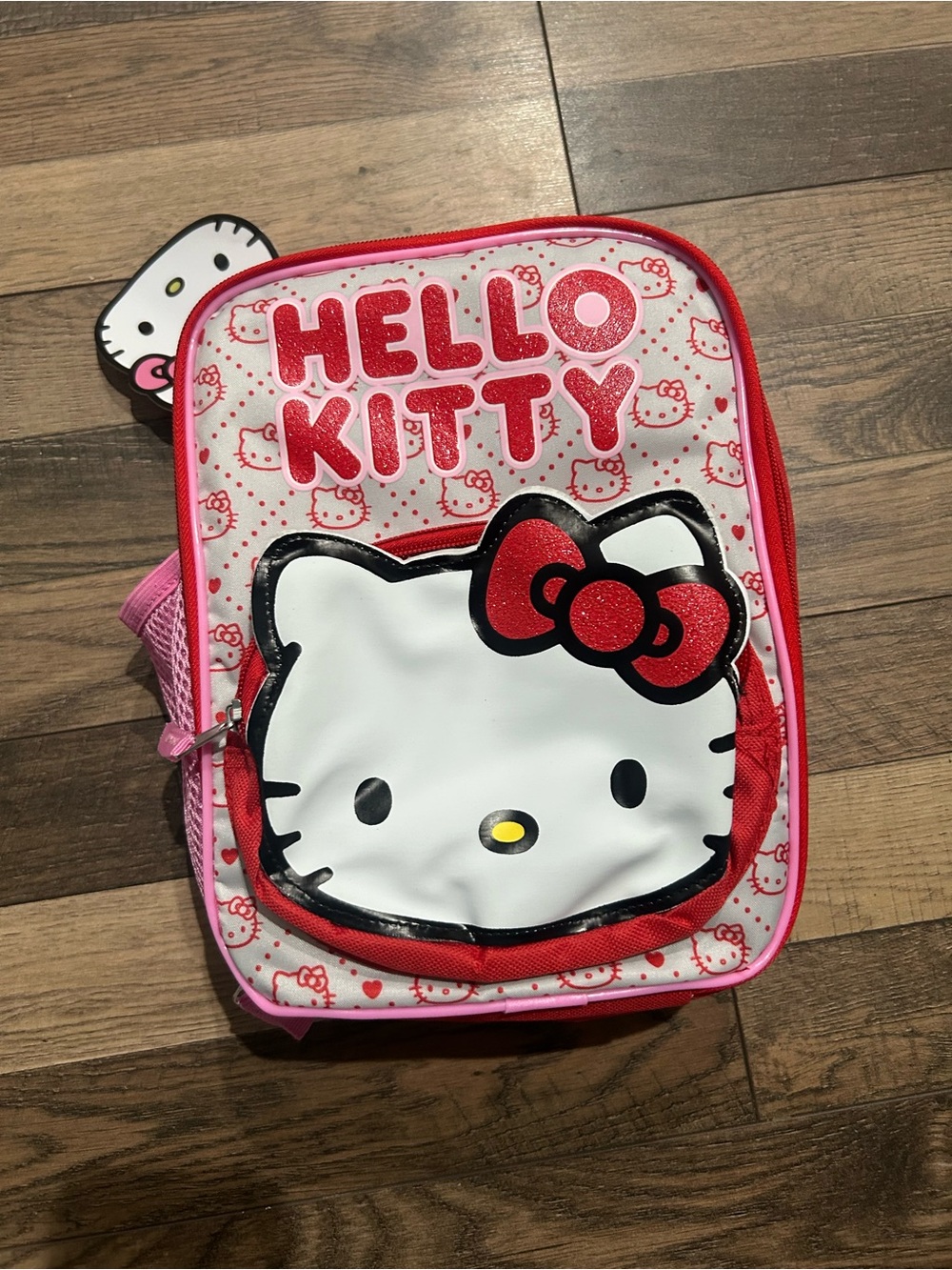 Sanrio Hello Kitty Pink and Red Kids Lunch Bag